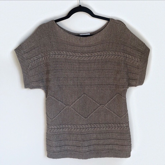 New York & Company Sweaters - New York & Company Taupe Sparkly Sweater!